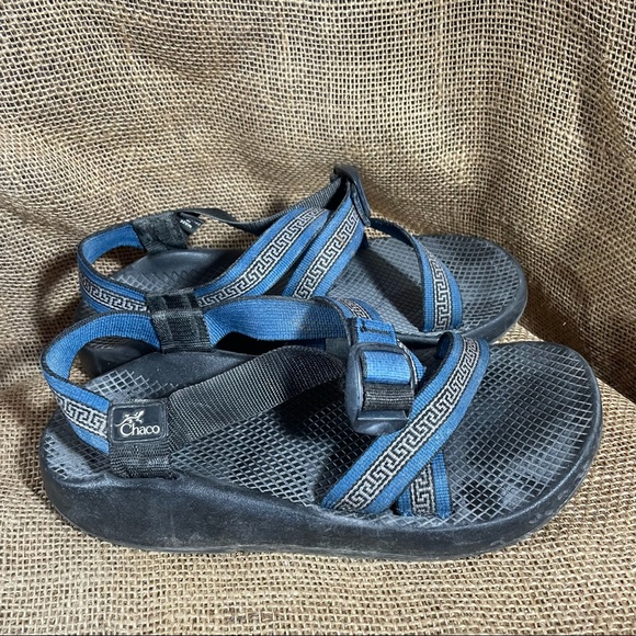 Chaco Z Strap Classic Sandal Slip On Blue Aztec main image 6